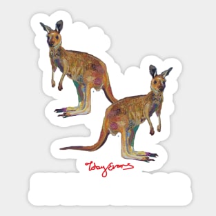 Kangaroos Sticker